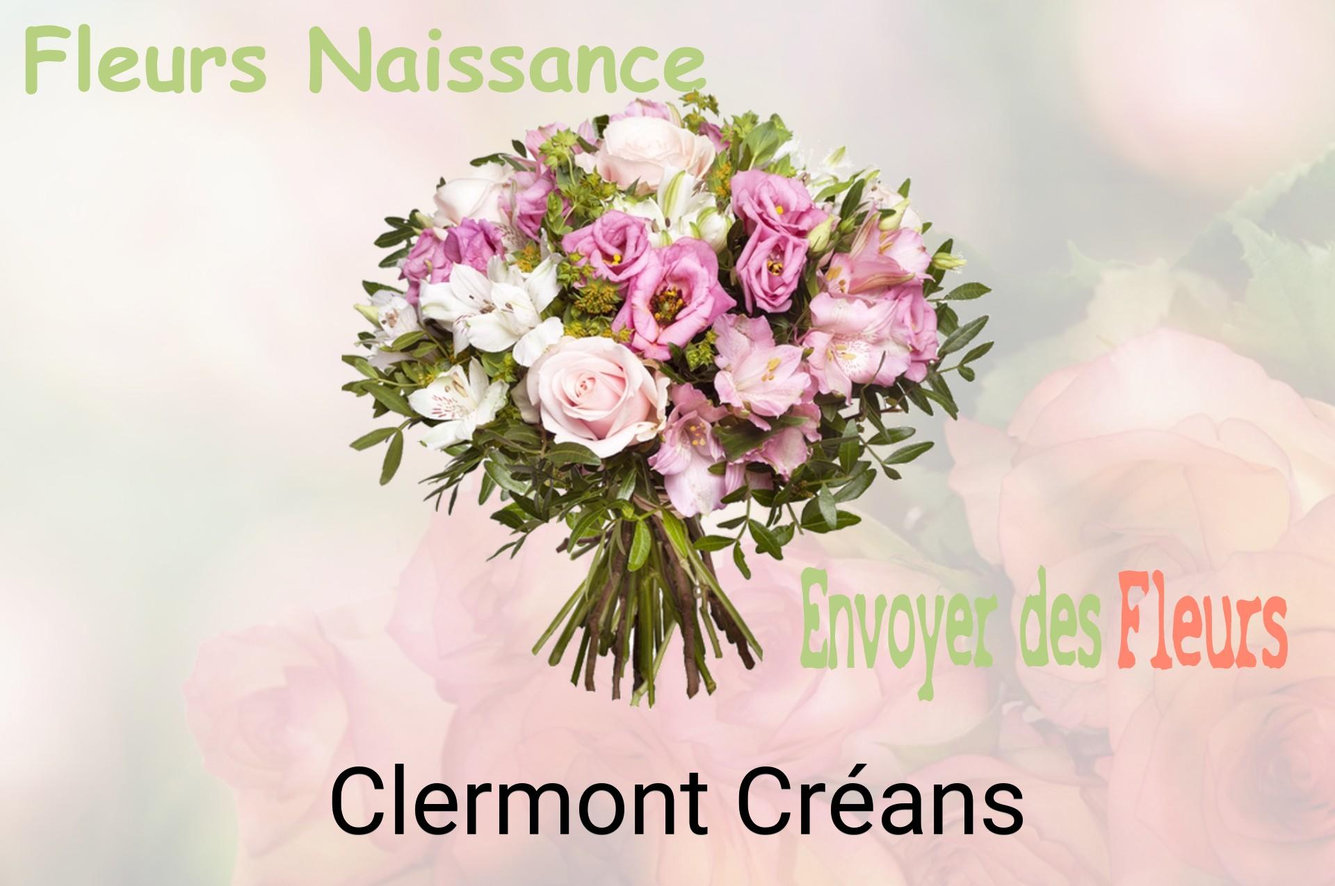 Bouquet de fleurs de naissance livré à Clermont-Créans